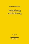 Wertordnung und Verfassung cover