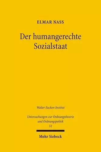 Der humangerechte Sozialstaat cover