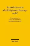 Staatskirchenrecht oder Religionsverfassungsrecht? cover