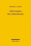 Information des Aufsichtsrats cover