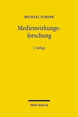 Medienwirkungsforschung cover