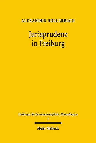 Jurisprudenz in Freiburg cover