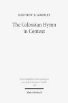 The Colossian Hymn in Context cover