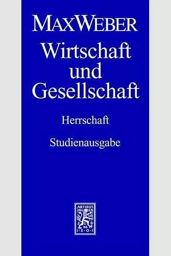 Max Weber-Studienausgabe cover