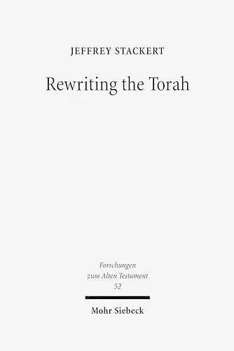 Rewriting the Torah cover