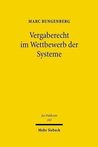 Vergaberecht im Wettbewerb der Systeme cover