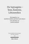 Die Septuaginta - Texte, Kontexte, Lebenswelten cover