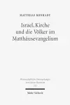 Israel, Kirche und die Völker im Matthäusevangelium cover