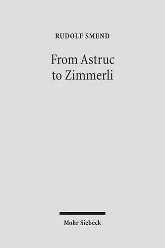 From Astruc to Zimmerli cover