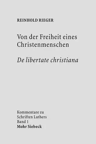 Von der Freiheit eines Christenmenschen / De libertate christiana cover