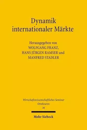 Dynamik internationaler Märkte cover