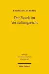 Der Zweck im Verwaltungsrecht cover