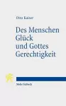 Des Menschen Glück und Gottes Gerechtigkeit cover