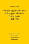 Von der Eigenkirche zum Volkseigenen Betrieb: Erwin Jacobi (1884-1965) cover