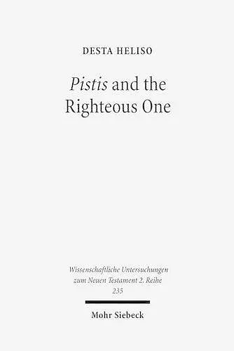 Pistis and the Righteous One cover