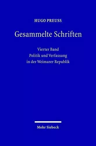 Gesammelte Schriften cover