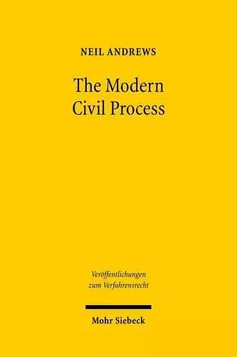 The Modern Civil Process cover