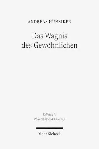 Das Wagnis des Gewöhnlichen cover