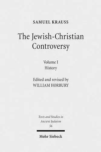 The Jewish-Christian Controversy cover