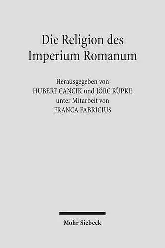 Die Religion des Imperium Romanum cover