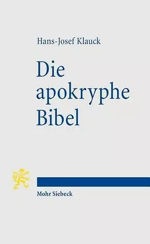 Die apokryphe Bibel cover