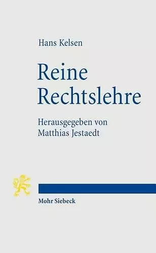 Reine Rechtslehre cover