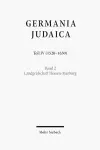 Germania Judaica cover