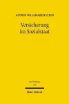 Versicherung im Sozialstaat cover