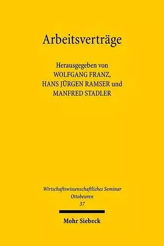 Arbeitsverträge cover