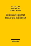 Familienrechtlicher Status und Solidarität cover