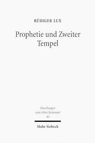 Prophetie und Zweiter Tempel cover