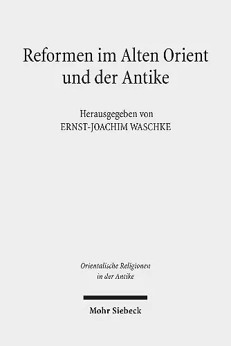 Reformen im Alten Orient und der Antike cover