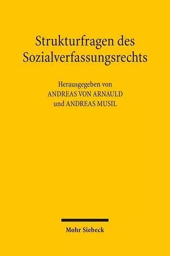 Strukturfragen des Sozialverfassungsrechts cover