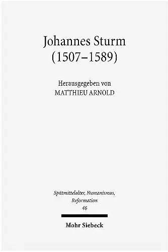 Johannes Sturm (1507-1589) cover