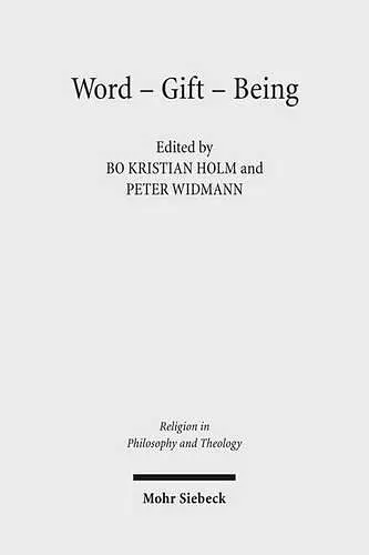 Word - Gift - Being cover