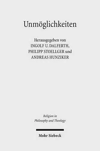 Unmöglichkeiten cover