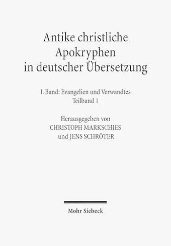 Antike christliche Apokryphen in deutscher Übersetzung cover