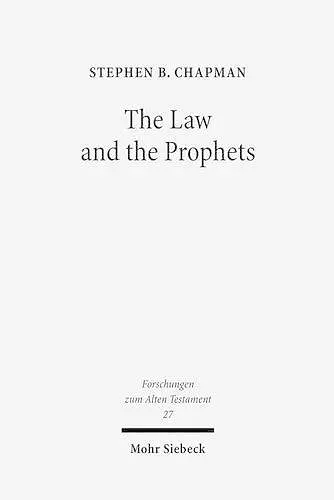 The Law and the Prophets cover