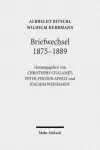 Briefwechsel 1875 - 1889 cover