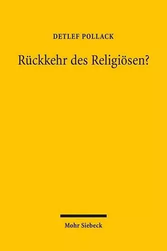 Rückkehr des Religiösen? cover