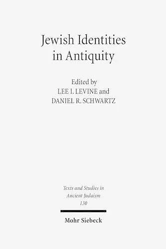 Jewish Identities in Antiquity cover