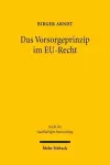 Das Vorsorgeprinzip im EU-Recht cover