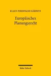 Europäisches Planungsrecht cover