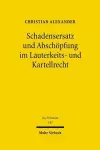 Schadensersatz und Abschöpfung im Lauterkeits- und Kartellrecht cover