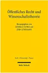 Öffentliches Recht und Wissenschaftstheorie cover