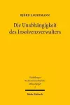 Die Unabhängigkeit des Insolvenzverwalters cover