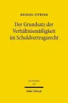 Der Grundsatz der Verhältnismäßigkeit im Schuldvertragsrecht cover