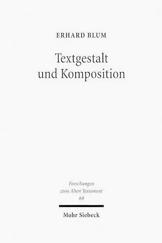 Textgestalt und Komposition cover