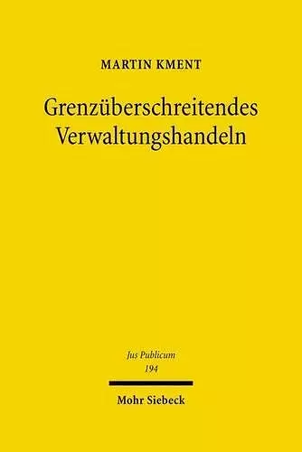 Grenzüberschreitendes Verwaltungshandeln cover