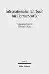 Internationales Jahrbuch für Hermeneutik cover